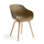 Hay - About A Chair AAC 222, lakeret eg / ler 2. 0 (filtglidere)