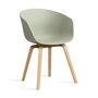 HAY - About A Chair AAC 22, lakeret eg / pastelgrøn 2. (filtglidere)