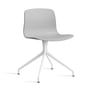 HAY - About A Chair AAC 10, hvid / betongrå 2. (filtglider)