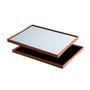 ArchitectMade - Tablett Turning Tray, 38 x 51 cm, sort/blå