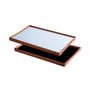 ArchitectMade - Tablett Turning Tray, 30 x 48 cm, sort/blå