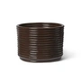 Ferm Living - Corduroy urtepotte, johannesbrød brun