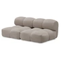 OUT Objekte unserer Tage - Sander 02 2. 5-personers sofa, stengrå (Berlin 801 by OUT)