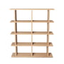 ferm Living - Kona reol 2 x 4, 122,5 x 141 cm, naturlig eg