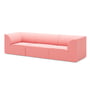 OUT genstande fra vore dage - Weber 02 3-personers sofa, pink (Vidar 4 0622 fra Kvadrat)