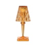 Kartell - Battery batteridrevet bordlampe H 26 cm, pastel orange