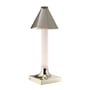 Kartell - Goodnight LED batterilys, H 31,5 cm, diffuser Ø 11,8 cm, skinnende champagne