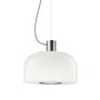 Flos - Bellhop Glass pendel, lys aluminium