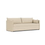 Audo - Offset sovesofa, 3-personers, sand (Yarn Collective Logan)