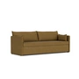 Audo - Offset sovesofa, 3-personers, guld ( Audo Bouclé 06)