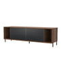 Hartô - Gabin Sideboard 162 x 49 cm, natur valnød / skifergrå