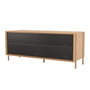 Hartô - Gabin Sideboard 122 x 49 cm, natur eg / skifergrå