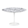 Knoll - Saarinen Tulip bistrobord Ø 120 cm, hvid/marmor arabescato