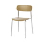 Thonet - S 243 stol, krom / klarlakeret eg