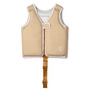 LIEWOOD - Dove redningsvest, 19 - 30 kg, striber: sandet / gylden karamel