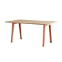 TipToe - NEW MODERN spisebord 95 x 160 cm, eg / ask pink