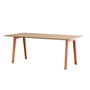 TipToe - NEW MODERN spisebord 95 x 190 cm, eg / ask pink