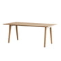 TipToe - NEW MODERN spisebord 95 x 190 cm, naturlig eg