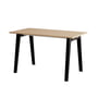 TipToe - NEW MODERN skrivebord, 75 x 130 cm, birk/grafitsort