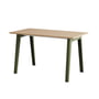 TipToe - NEW MODERN skrivebord, 75 x 130 cm, birk/rosmaringrøn