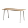 TipToe - NEW MODERN skrivebord, 75 x 150 cm, birk/sky hvid
