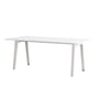 TipToe - NEW MODERN Venezia spisebord 95 x 190 cm, grumset hvid