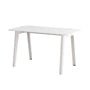 TipToe - NEW MODERN Venezia skrivebord, 75 x 130 cm, uklar hvid