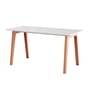 TipToe - NEW MODERN Venezia skrivebord, 75 x 150 cm, ask pink