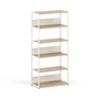 TipToe - Unit reolsystem, H 180 x 84 cm, eg / cremehvid