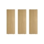 String - Hylde 58 x 20 cm (pakke med 3), eg