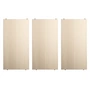 String - Hylde 58 x 30 cm (pakke med 3), ask