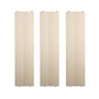 String - Hylde 78 x 20 cm (pakke med 3), ask
