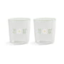 & klevering - Flora drikkeglas 300 ml, hvid (sæt med 2)