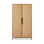 HKliving - Pioneer skab, 100 x 180 cm, Rattan
