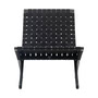 Carl Hansen - MG501 Cuba stol, sortlakeret eg / sort / rustfrit stål beslag (Limited Edition)