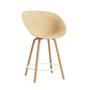 Normann Copenhagen - Mat barstol med armlæn 65 cm, hamp/creme