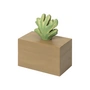 Ferm Living - Harbour koral, H 17 x 14,5 cm, mistelten / solbrun