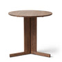 Form & Refine - Trefoil bord, Ø 75 cm, røget eg