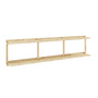 Karup Design - Groove væghylde, bred, H 47,5 x 192 cm, naturfyr