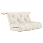 Karup Design - Hooked 135 sovesofa inkl. Bravo madras 135 x 200 cm, hør