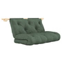 Karup Design - Hooked 135 sovesofa inkl. Bravo madras 135 x 200 cm, olivengrøn