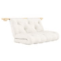 Karup Design - Hooked 135 sovesofa inkl. Bravo madras 135 x 200 cm, natur