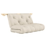 Karup Design - Hooked 135 sovesofa inkl. Bravo madras 135 x 200 cm, beige