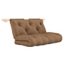 Karup Design - Hooked 135 sovesofa inkl. Bravo madras 135 x 200 cm, mokka