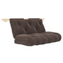 Karup Design - Hooked 135 sovesofa inkl. Bravo madras 135 x 200 cm, chokolade