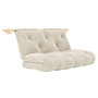 Karup Design - Hooked 135 sovesofa inkl. Bravo madras 135 x 200 cm, elfenben