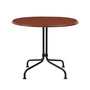 Gubi - Carmel Bistro loungebord, 75 x 75 cm, sort / stenrød