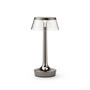 Flos - Bon jour Unplugged batteridrevet bordlampe, Color Tune, sort krom