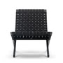 Carl Hansen - MG501 Cuba stol, sortlakeret eg / sort / messing beslag (Limited Edition)