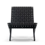 Carl Hansen - MG501 Cuba stol, sortlakeret eg / sort / messing beslag (Limited Edition)